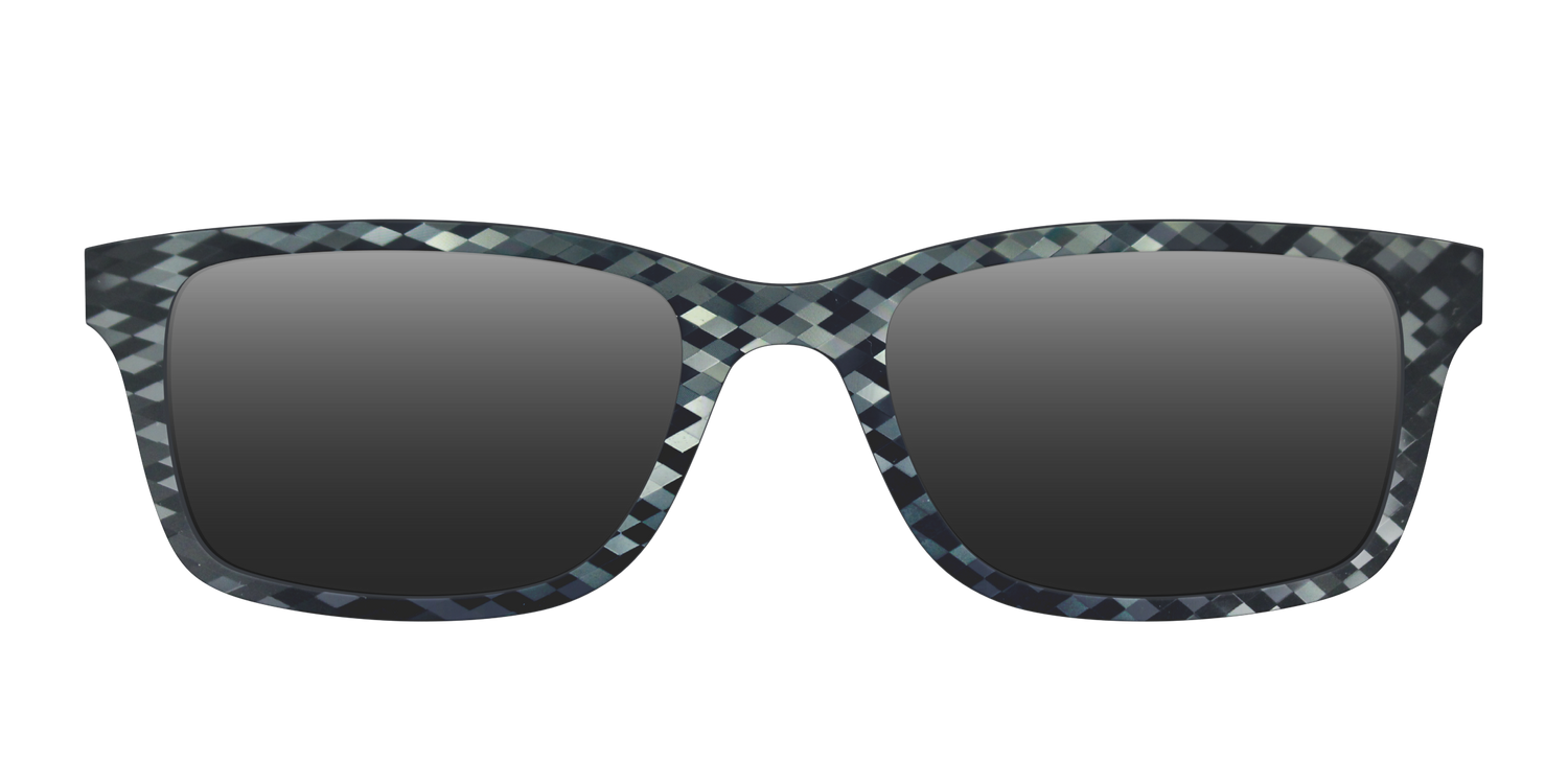 The Polarized Black Prism Sun Top - Front Top Image - Pair Eyewear