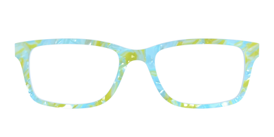 The Blue Lemonade Pearl Marble - Front Top Thumbnail - Pair Eyewear