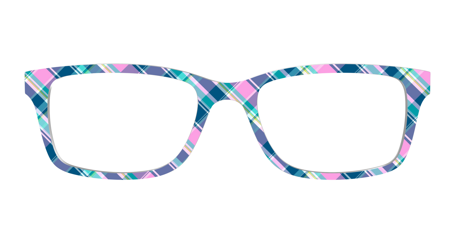 The Breezy Plaid - Front Top Image - Pair Eyewear
