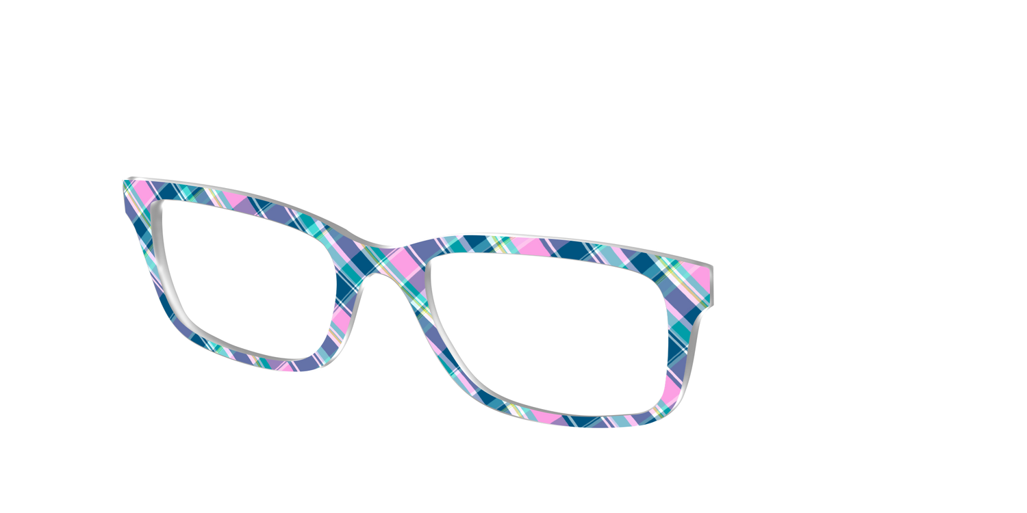 The Breezy Plaid - Angle Top Image - Pair Eyewear