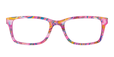 The Bubble Gum Pearl Marble - Front Top Thumbnail - Pair Eyewear