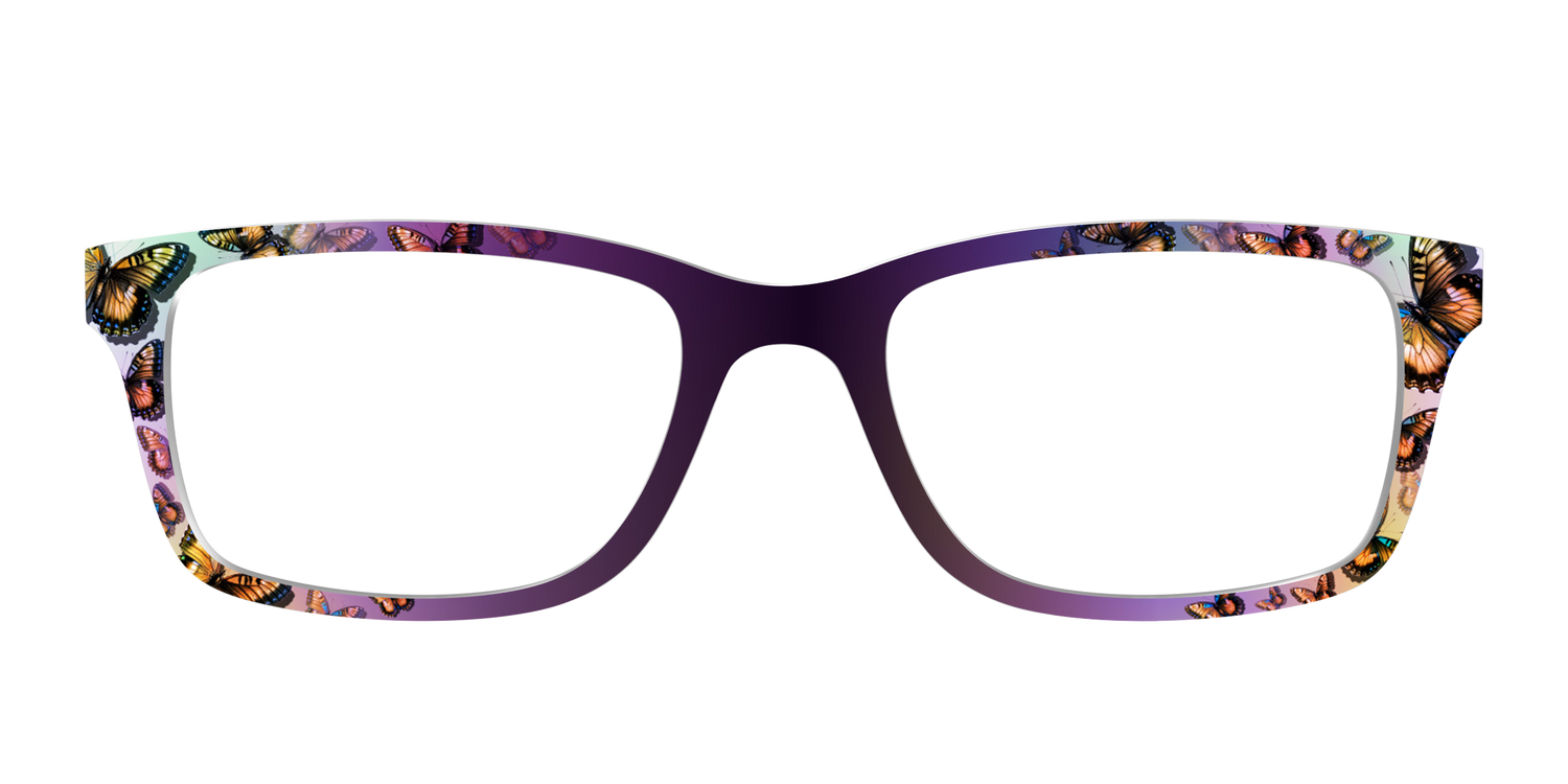 The Butterflies in Flight - Front Top Image - Pair Eyewear