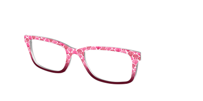 The Cerise Shell Scallop - Angle Top Thumbnail - Pair Eyewear
