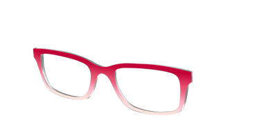 The Cherry to Peach Gradient - Angle Top Thumbnail - Pair Eyewear