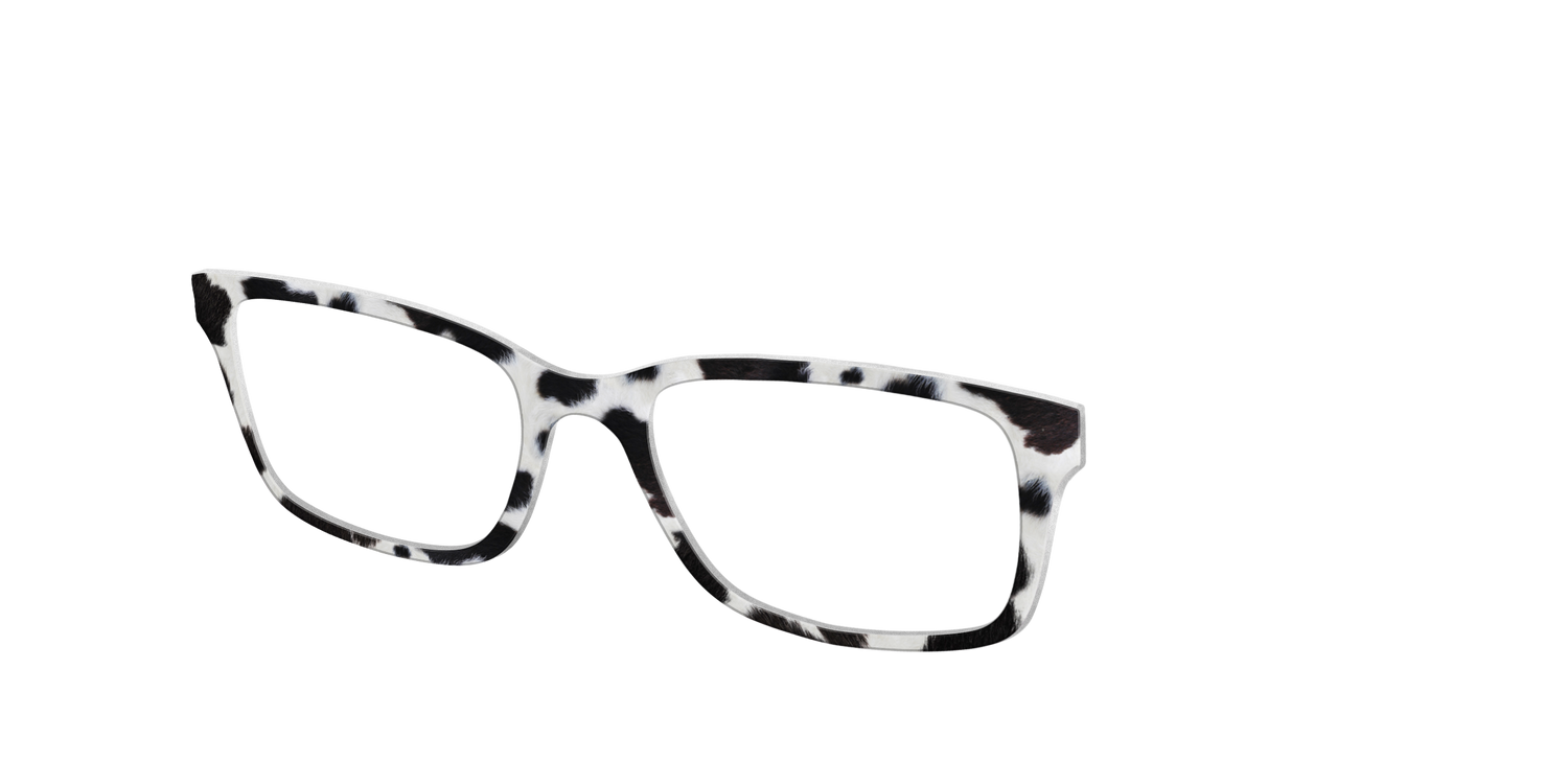 The Classic Cowhide - Angle Top Image - Pair Eyewear