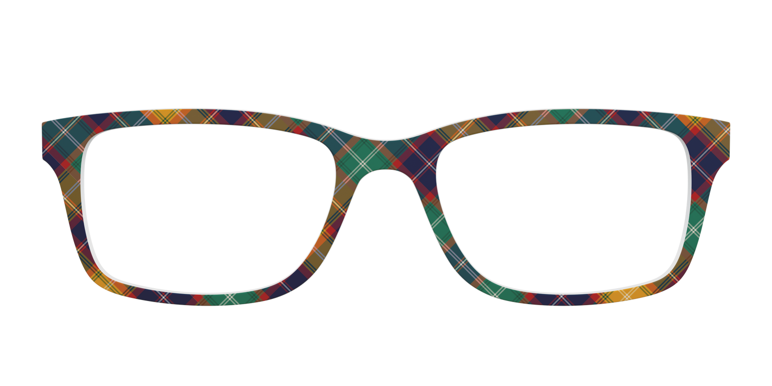The Collegiate Plaid - Front Top Image - Pair Eyewear