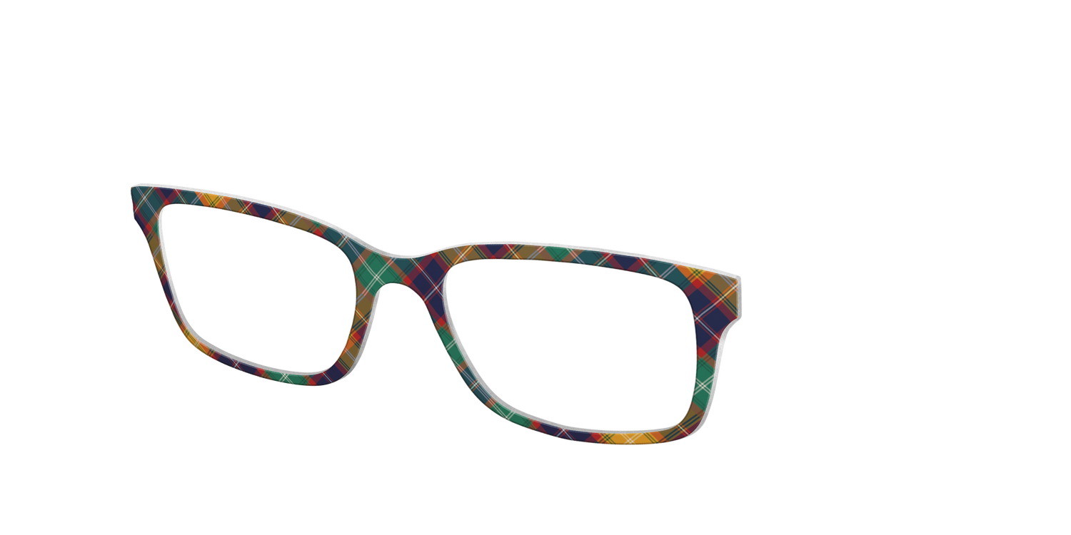 The Collegiate Plaid - Angle Top Image - Pair Eyewear