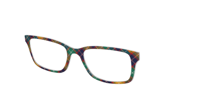 The Collegiate Plaid - Angle Top Thumbnail - Pair Eyewear