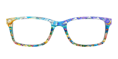 The Coral Reef Stained Glass - Front Top Thumbnail - Pair Eyewear