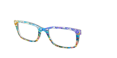 The Coral Reef Stained Glass - Angle Top Thumbnail - Pair Eyewear