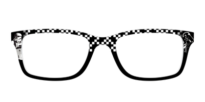 Dark Side Checker Split - Front Top Thumbnail - Pair Eyewear