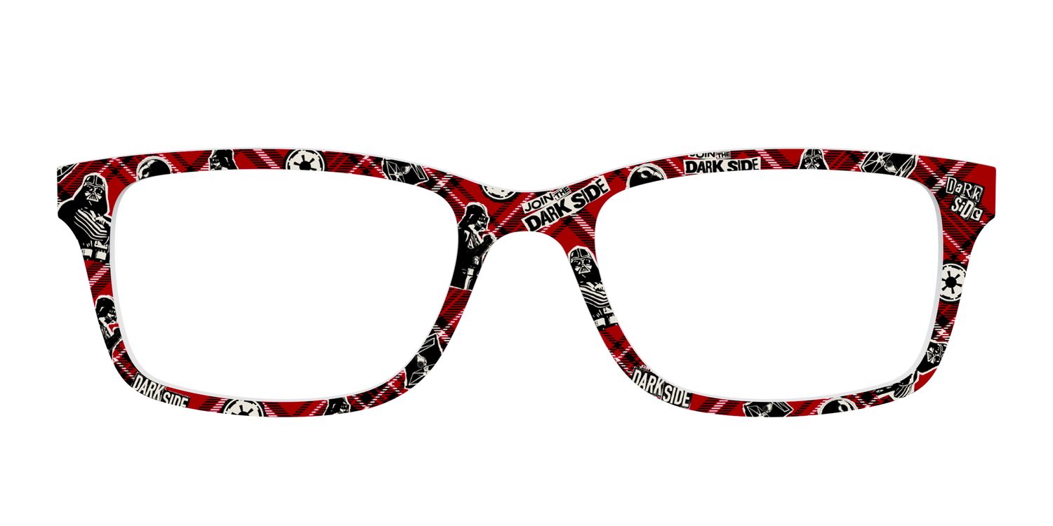 Dark Side Plaid - Front Top Image - Pair Eyewear