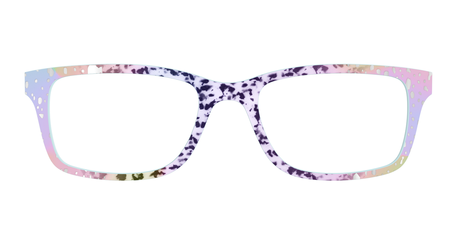 The Fairy Spots with Silver Foil - Front Top Image - Pair Eyewear
