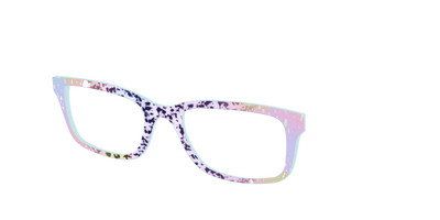 The Fairy Spots with Silver Foil - Angle Top Thumbnail - Pair Eyewear
