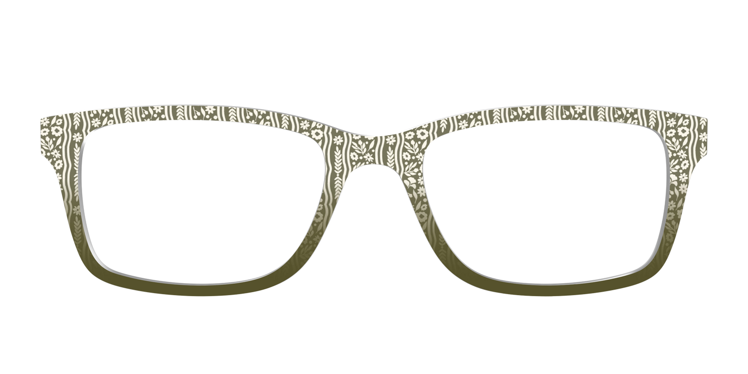 The Floret Stripes - Front Top Image - Pair Eyewear