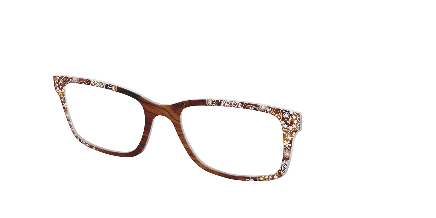 The Folk Melody Paisley - Angle Top Image - Pair Eyewear