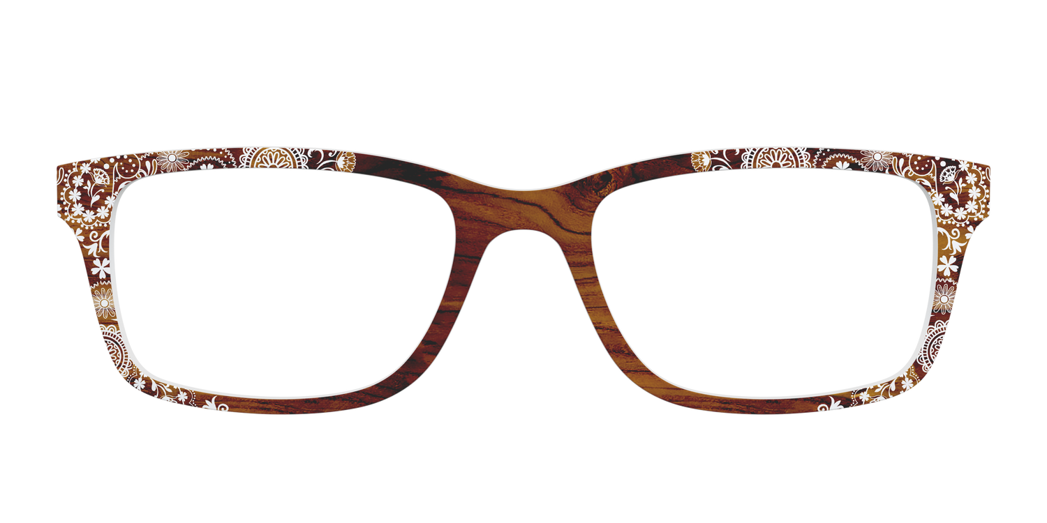 The Folk Melody Paisley - Front Top Image - Pair Eyewear