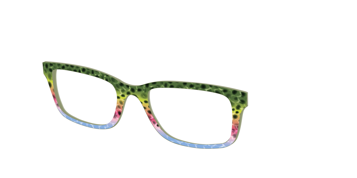 The Freshwater Trout Scales - Angle Top Image - Pair Eyewear