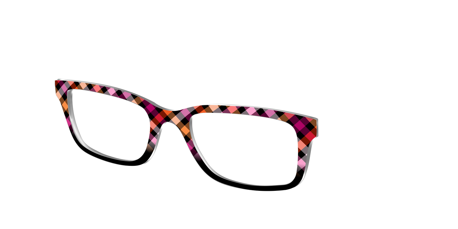 The Genuine Gingham - Angle Top Image - Pair Eyewear
