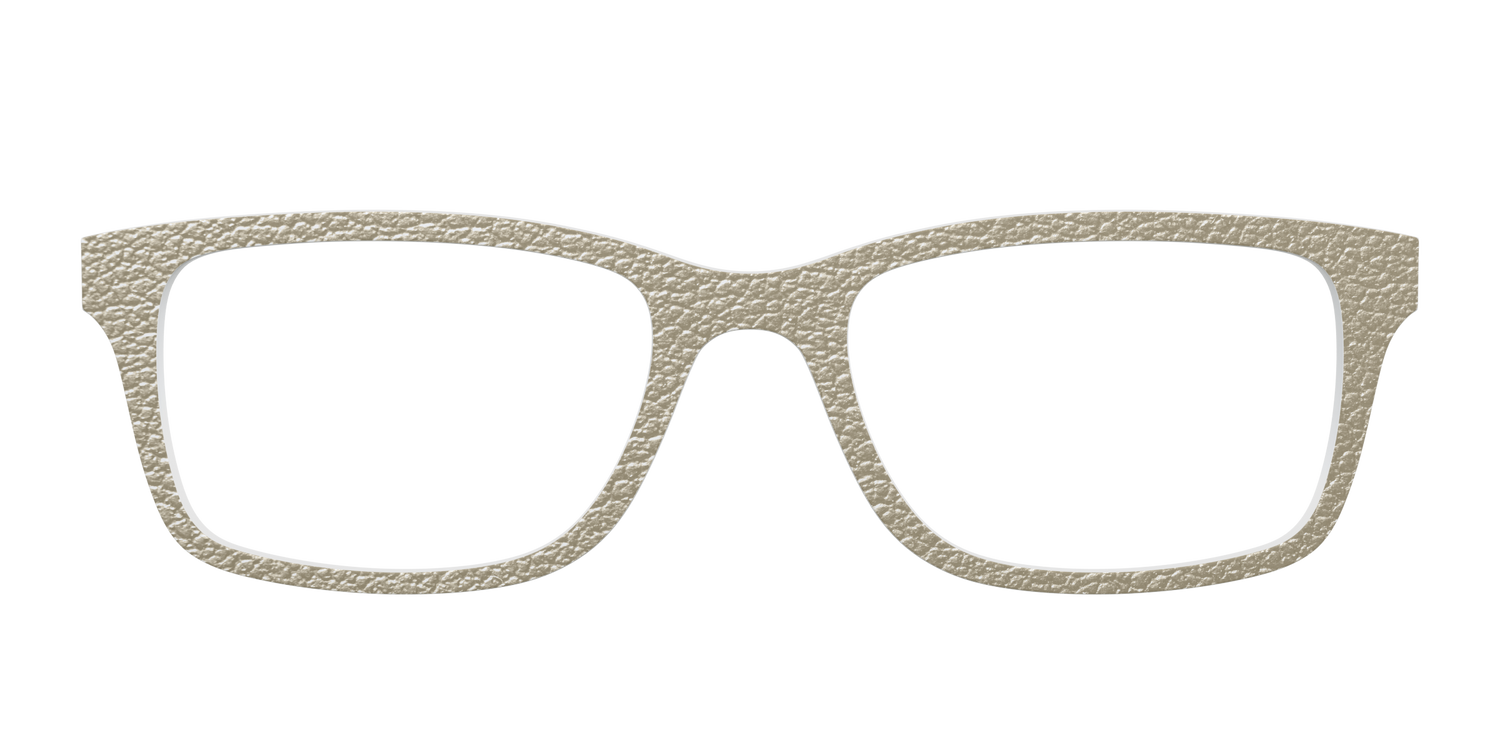 The Gold Leather - Front Top Image - Pair Eyewear