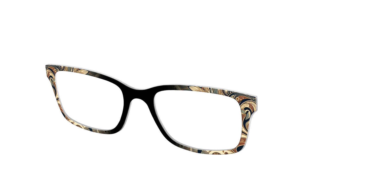 The Grand Paisley - Angle Top Image - Pair Eyewear