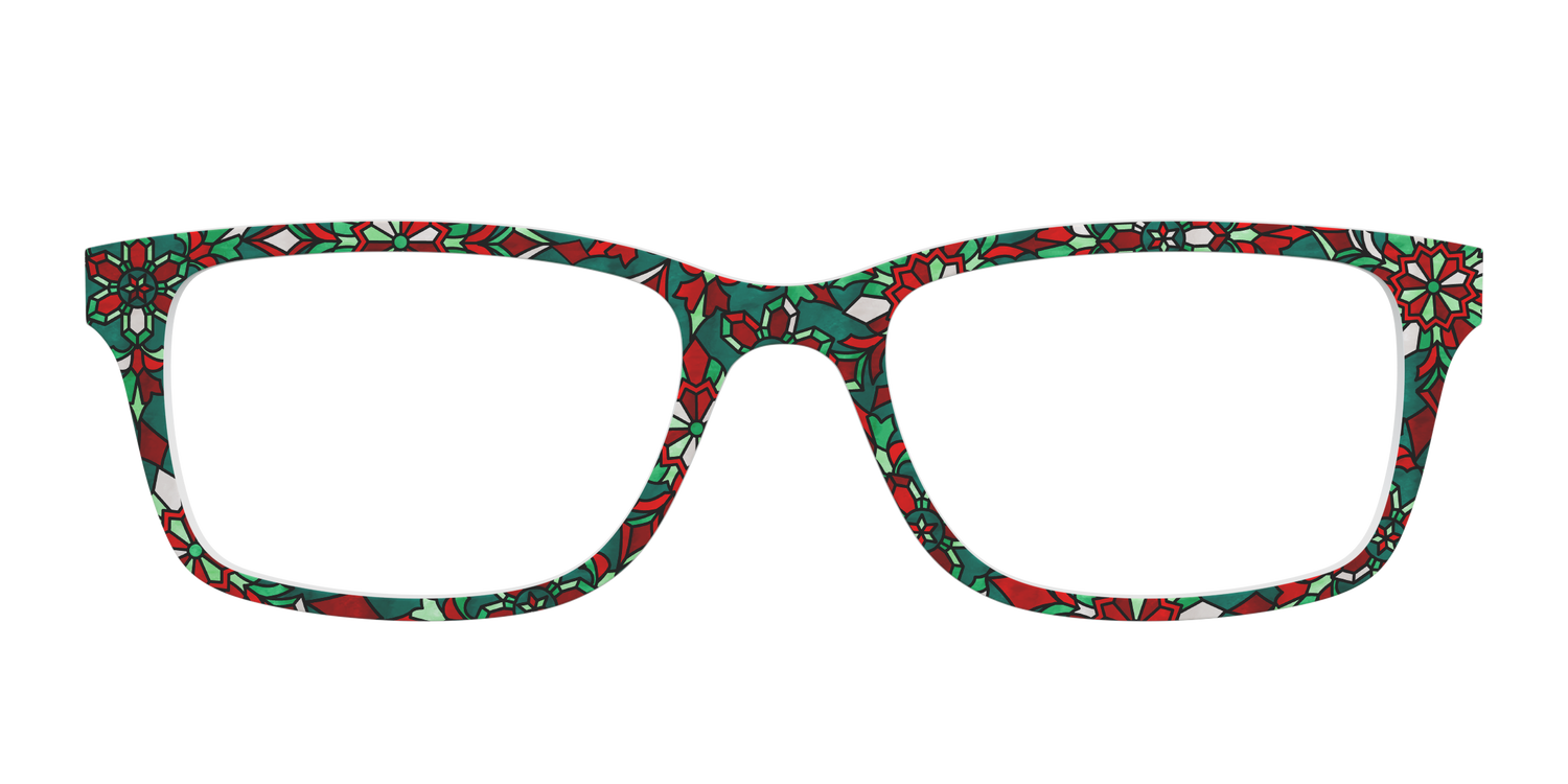 The Holiday Stained Glass - Front Top Image - Pair Eyewear