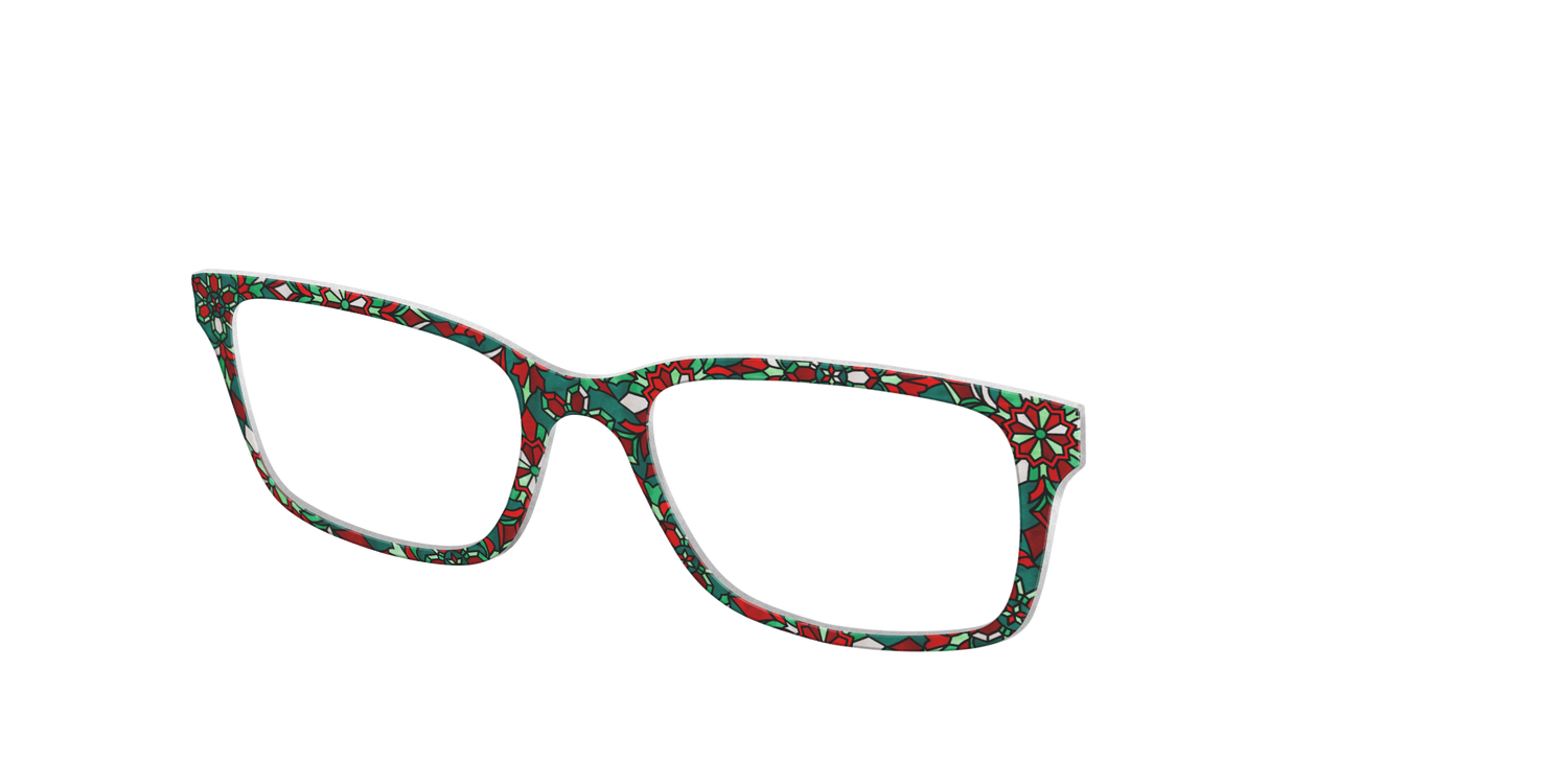 The Holiday Stained Glass - Angle Top Image - Pair Eyewear