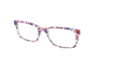 The Holographic Milky Floral - Angle Top Thumbnail - Pair Eyewear