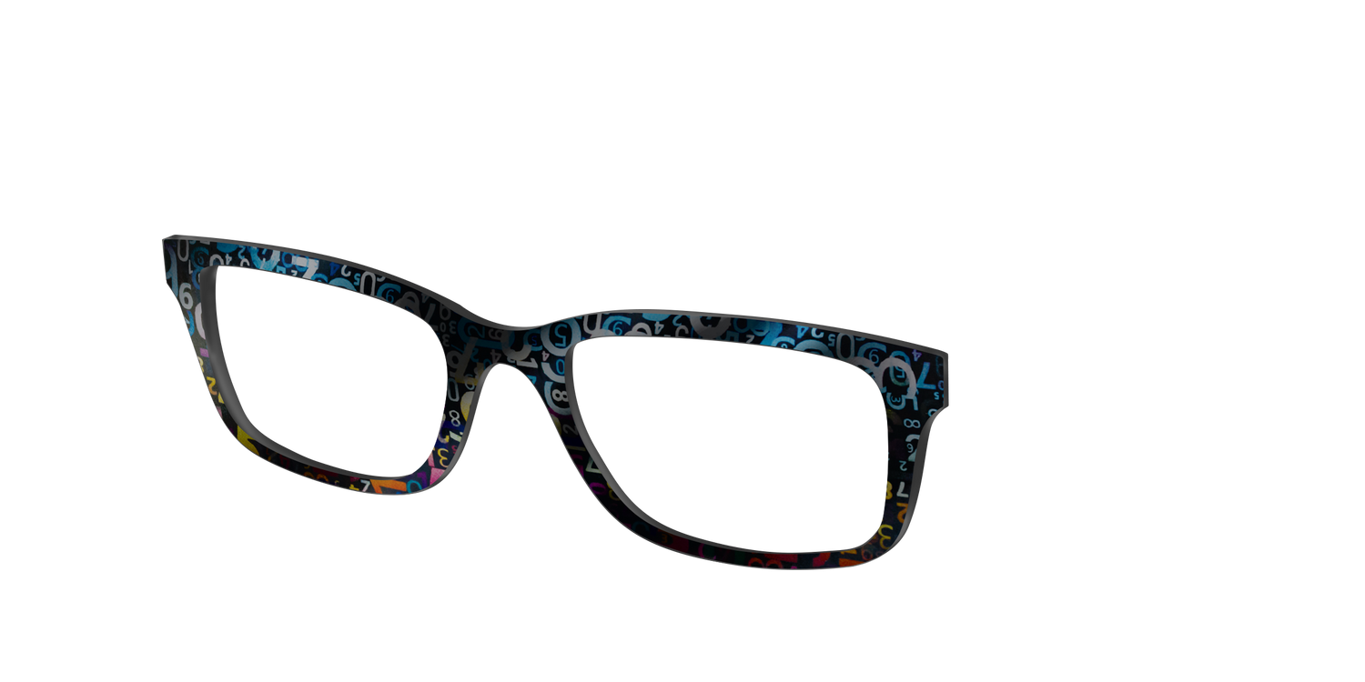 The Holographic Numbers - Angle Top Image - Pair Eyewear