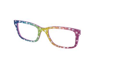 The Iridescent Rainbow Stars - Angle Top Thumbnail - Pair Eyewear