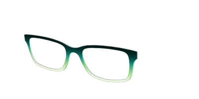 The Jade to Chartreuse Gradient - Angle Top Thumbnail - Pair Eyewear