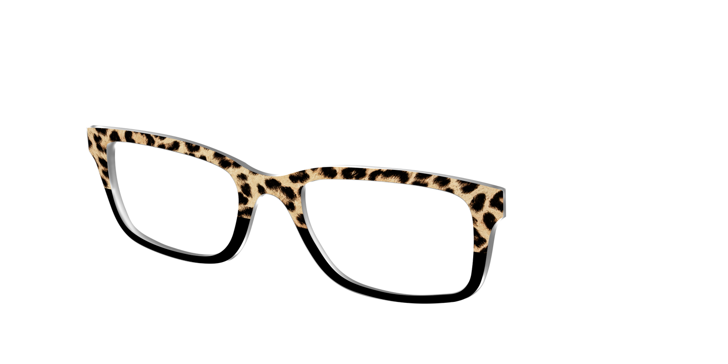 The Leopard Spots Split - Angle Top Image - Pair Eyewear