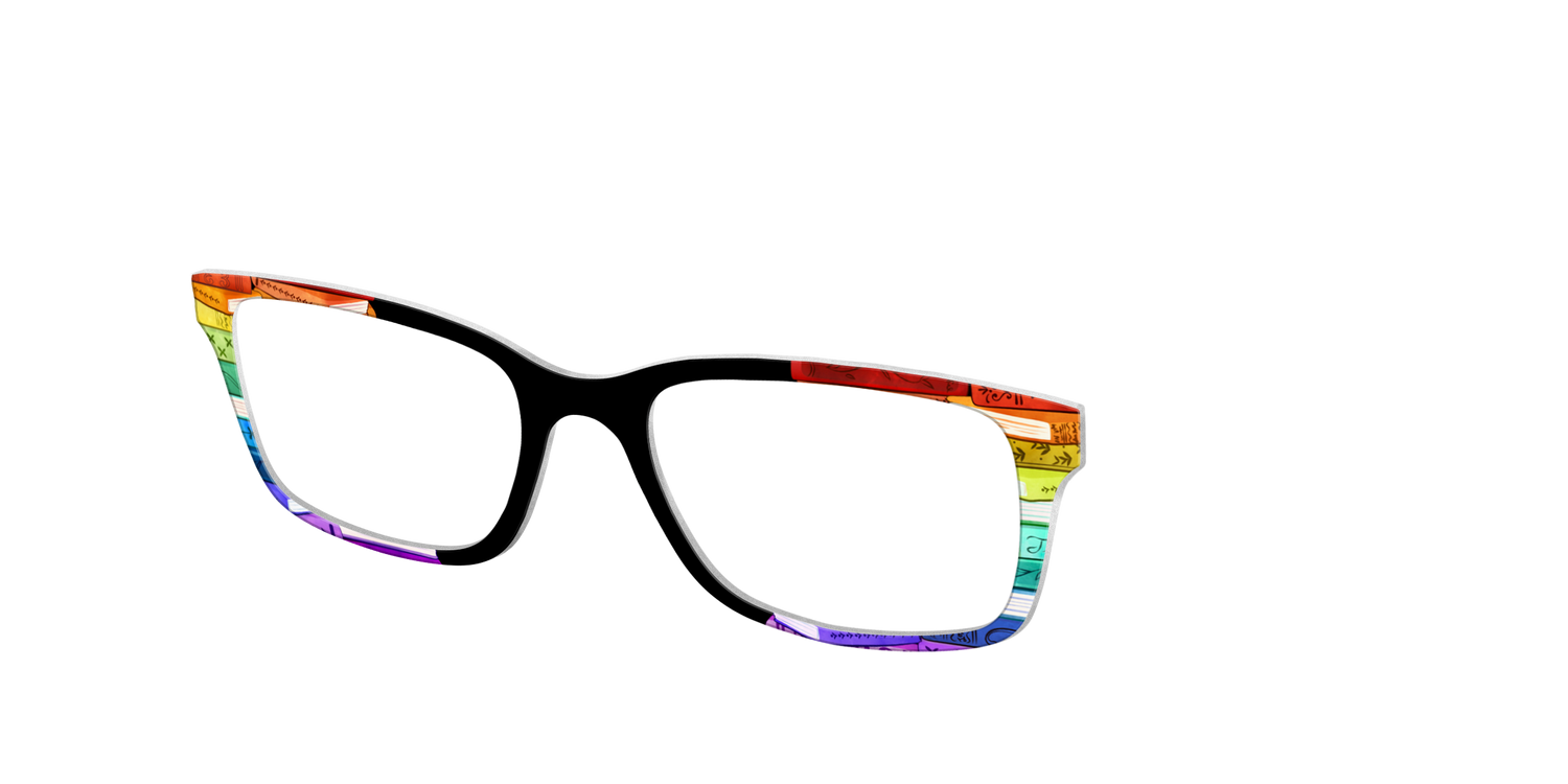The Library Books - Angle Top Image - Pair Eyewear