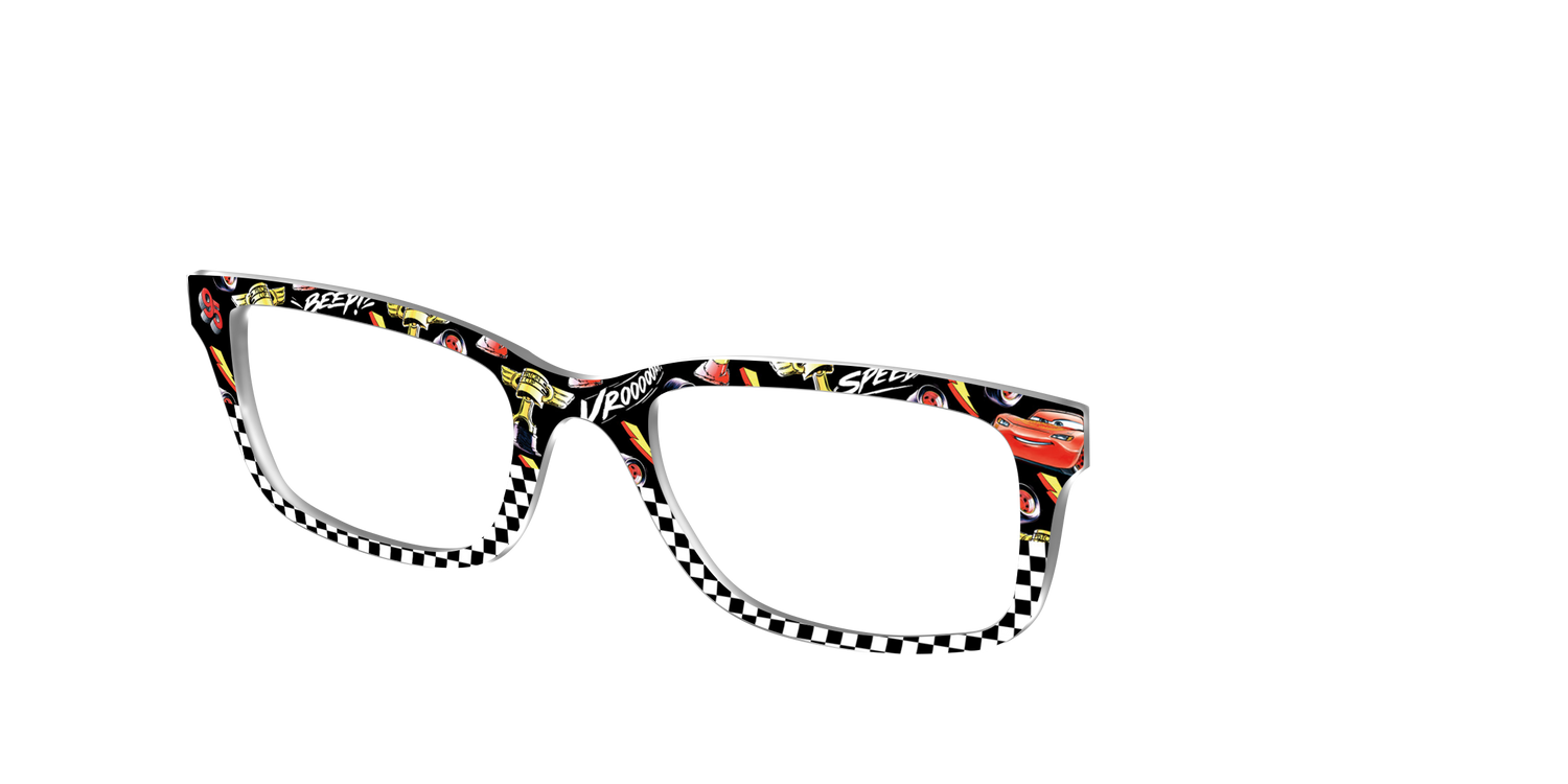 Lightning Mcqueen Speed Split - Angle Top Image - Pair Eyewear