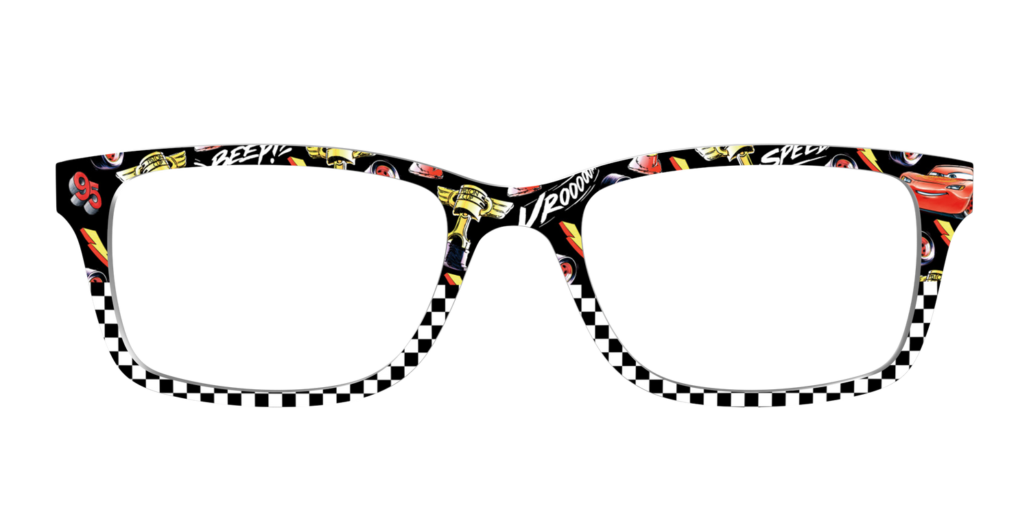 Lightning Mcqueen Speed Split - Front Top Image - Pair Eyewear
