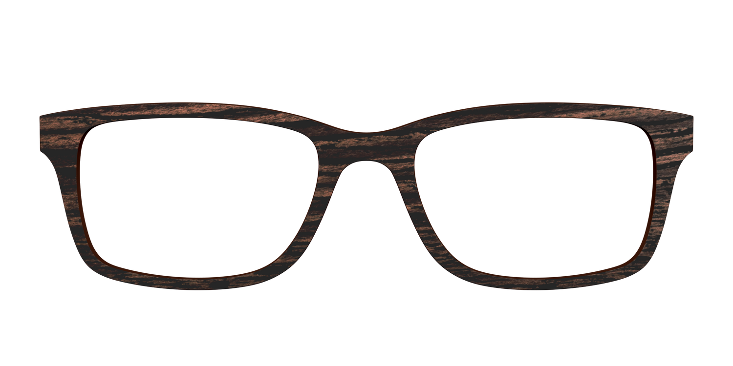 The Mahogany Woodgrain - Front Top Image - Pair Eyewear
