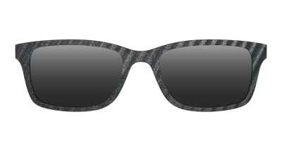 The Polarized Obsidian Stripe Sun Top - Front Top Thumbnail - Pair Eyewear