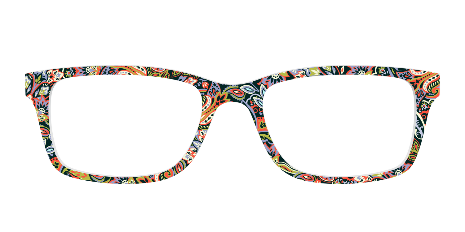 The Paradise Paisley - Front Top Image - Pair Eyewear