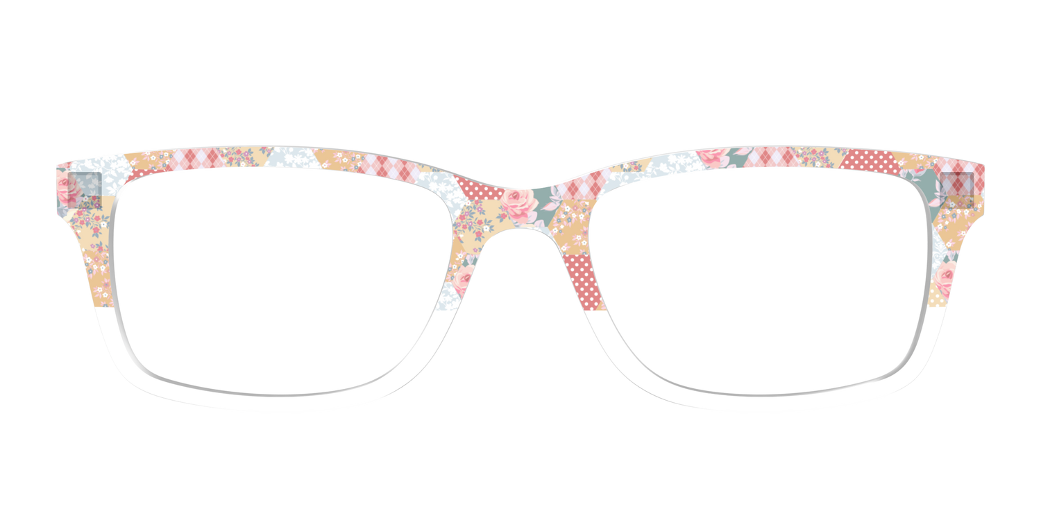 The Patchwork Hexagon Crystal Split - Front Top Image - Pair Eyewear