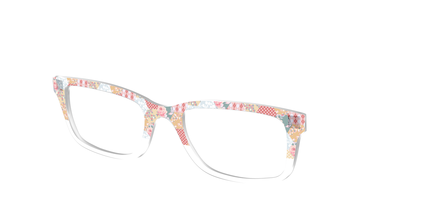 The Patchwork Hexagon Crystal Split - Angle Top Image - Pair Eyewear