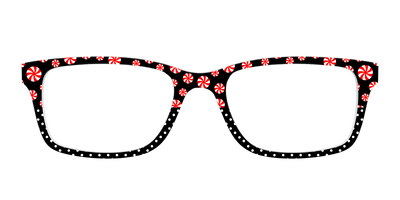 The Peppermint Pin Dot Split - Front Top Thumbnail - Pair Eyewear