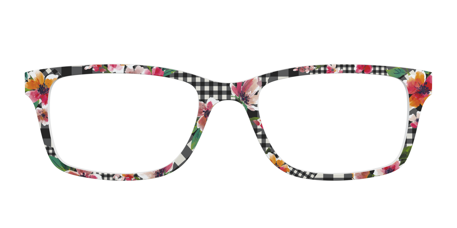 The Petal Plaid - Front Top Image - Pair Eyewear