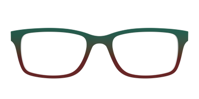 The Pine to Garnet Gradient - Front Top Thumbnail - Pair Eyewear