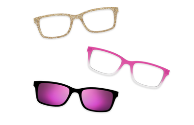 Pink Glitter Clear - Set - Product Thumbnail 13 - Pair Eyewear