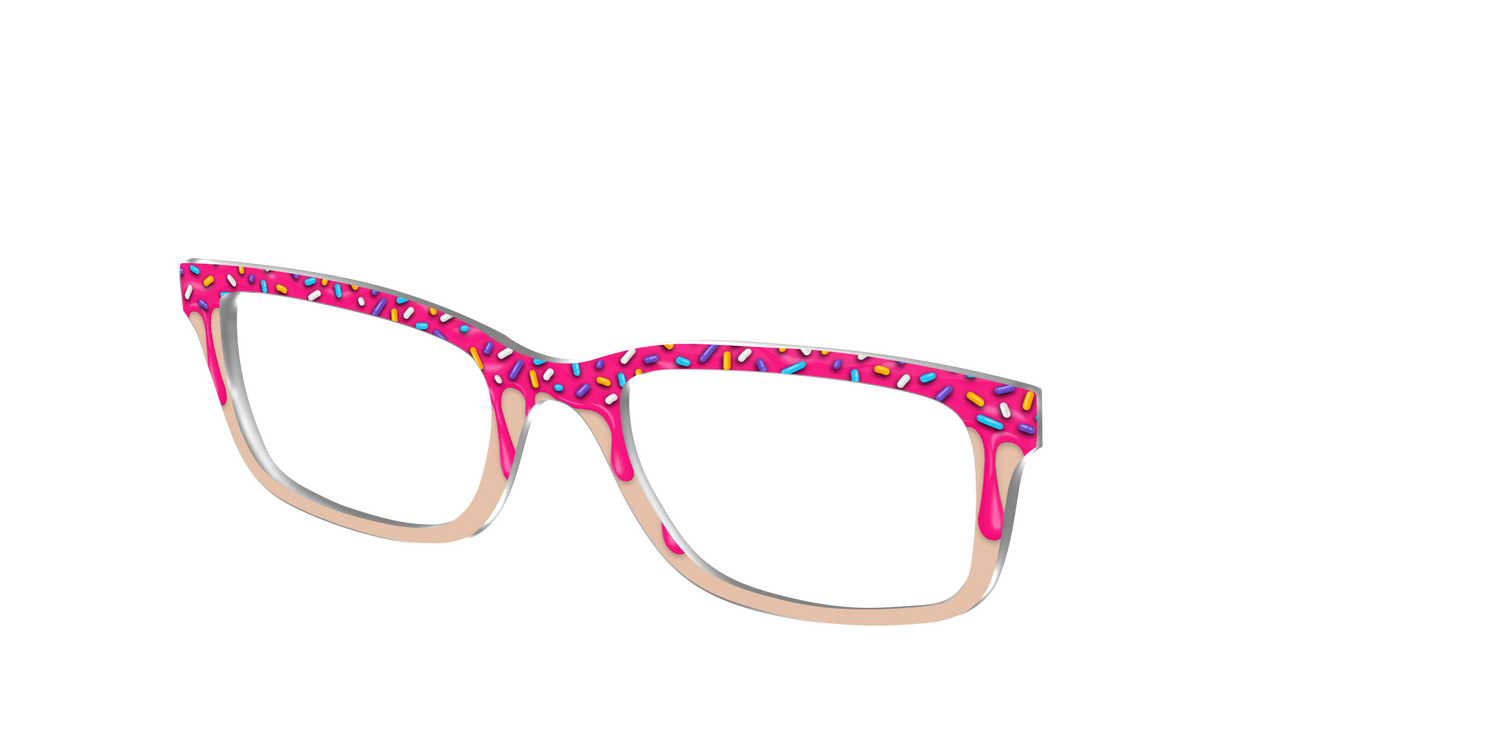 The Pink Pastry - Angle Top Image - Pair Eyewear