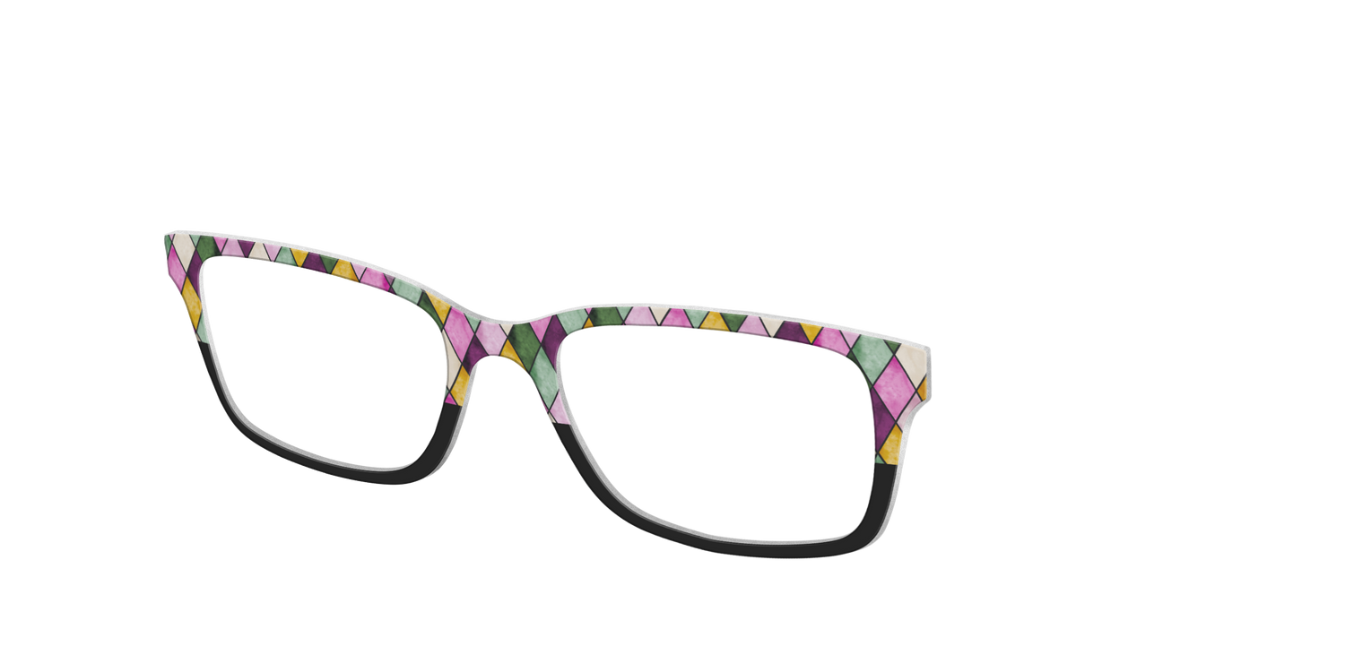 The Playful Harley Split - Angle Top Image - Pair Eyewear