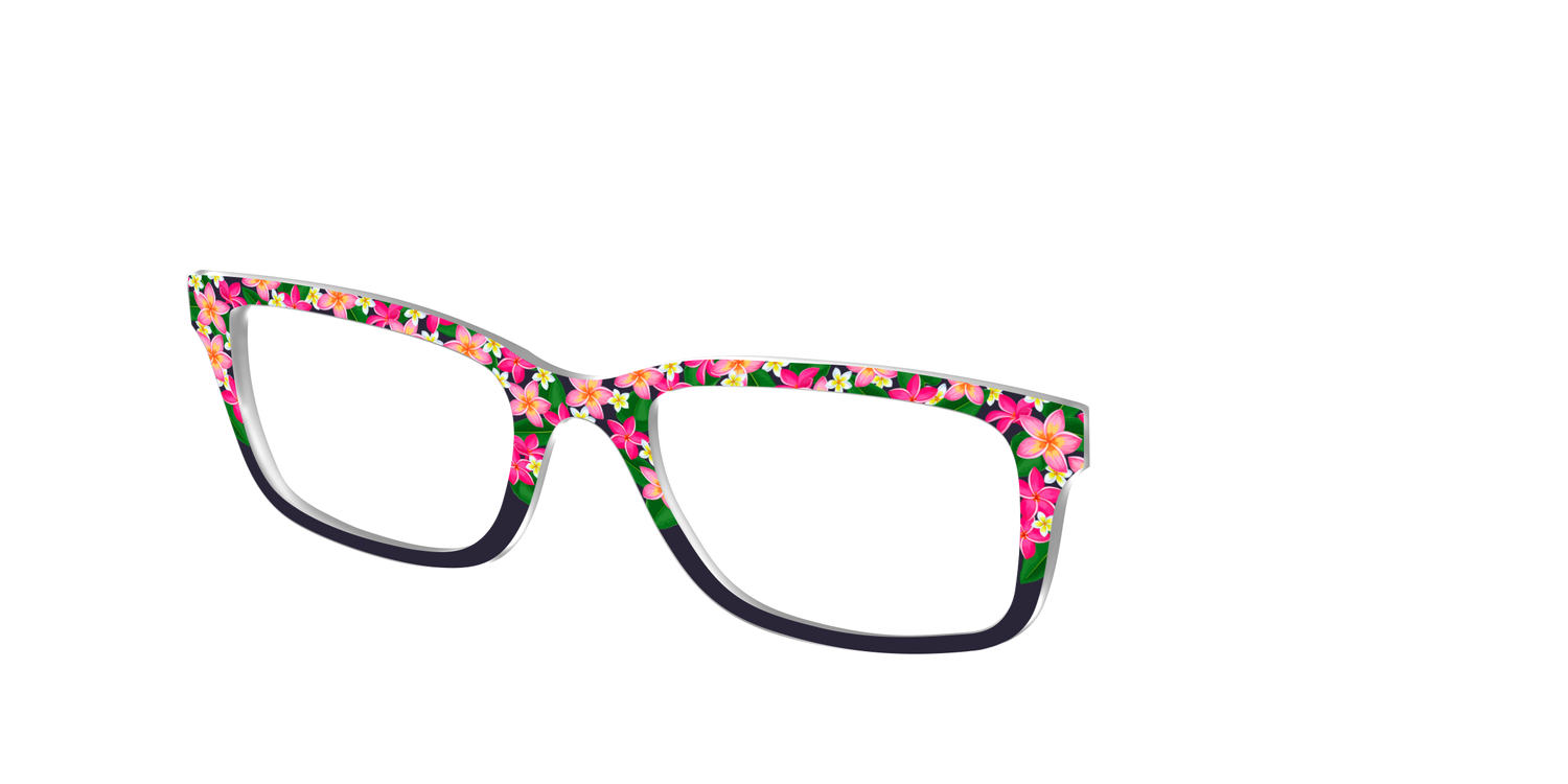The Plumeria Crown - Angle Top Image - Pair Eyewear