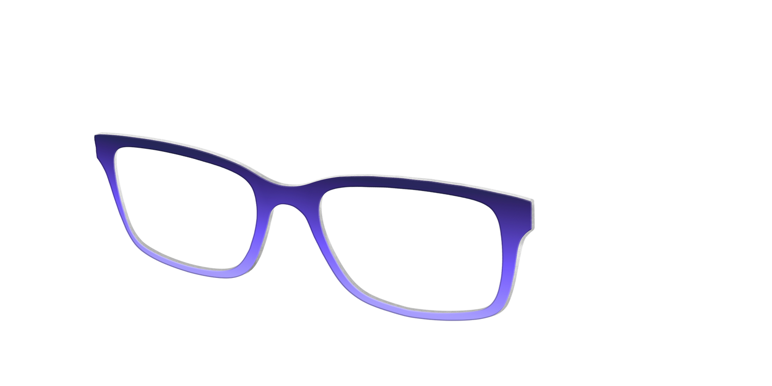The Plum to Wisteria Gradient - Angle Top Image - Pair Eyewear