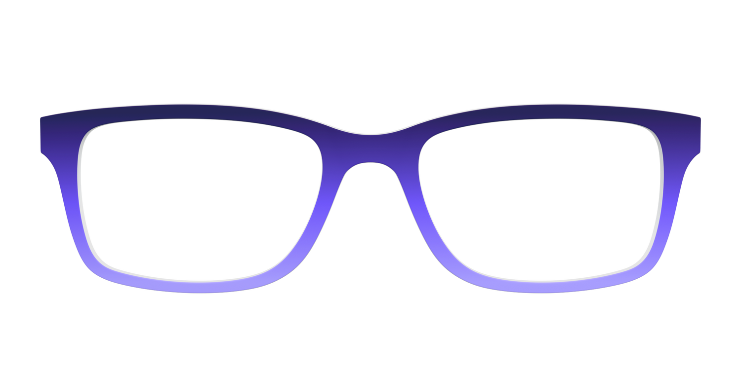 The Plum to Wisteria Gradient - Front Top Image - Pair Eyewear