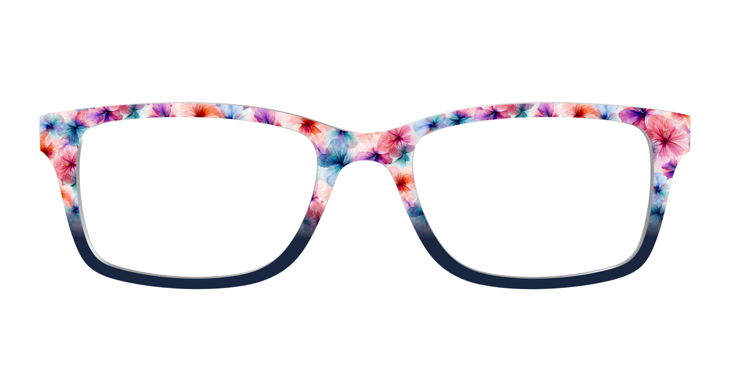 The Pressed Hibiscus - Front Top Image - Pair Eyewear